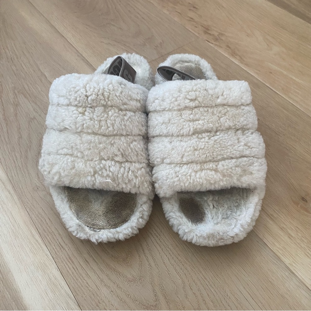 UGG FLUFF YEAH PLATFORM SLIPPERS